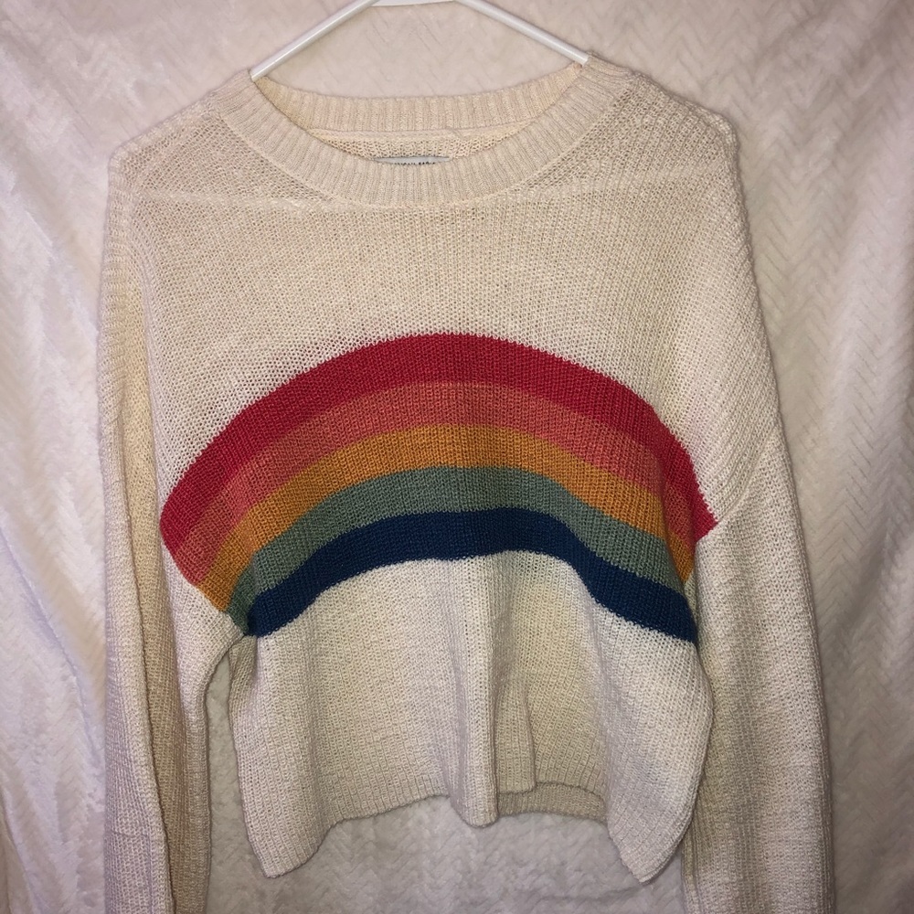American Eagle Rainbow Sweater